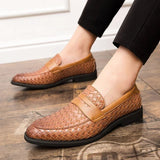 Elegant Vävd Loafers