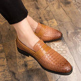 Elegant Vävd Loafers