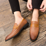 Elegant Vävd Loafers