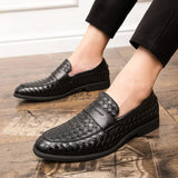 Elegant Vävd Loafers