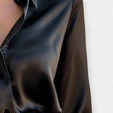 Ellen | Satin skjorta