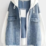 Ellen | Tvåfärgad denimjacka