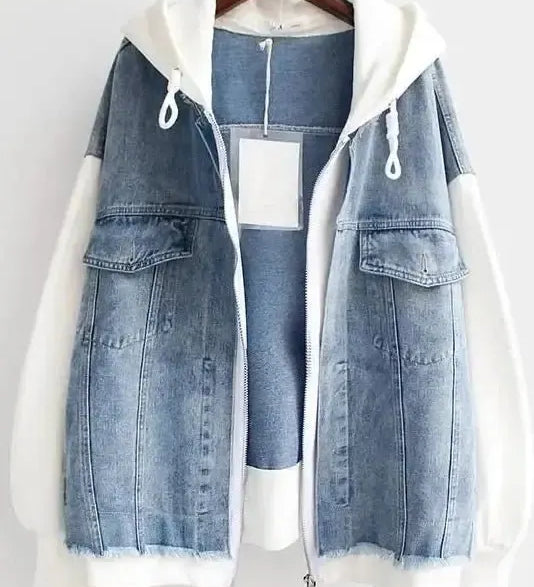 Ellen | Tvåfärgad denimjacka