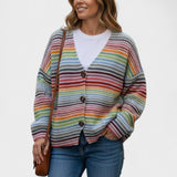 Fran™ | Livlig cardigan med knappar