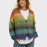 Fran™ | Livlig cardigan med knappar