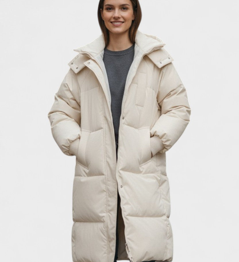 Gabriela™ | Fuskpälsjacka med huva