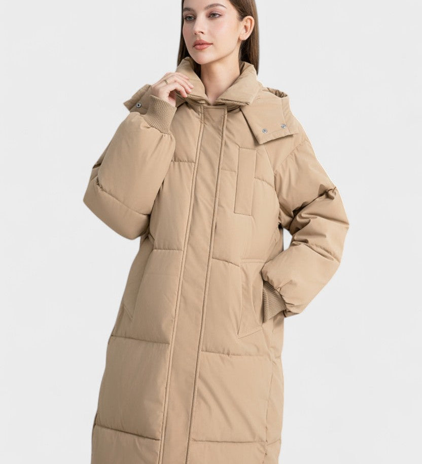 Gabriela™ | Fuskpälsjacka med huva