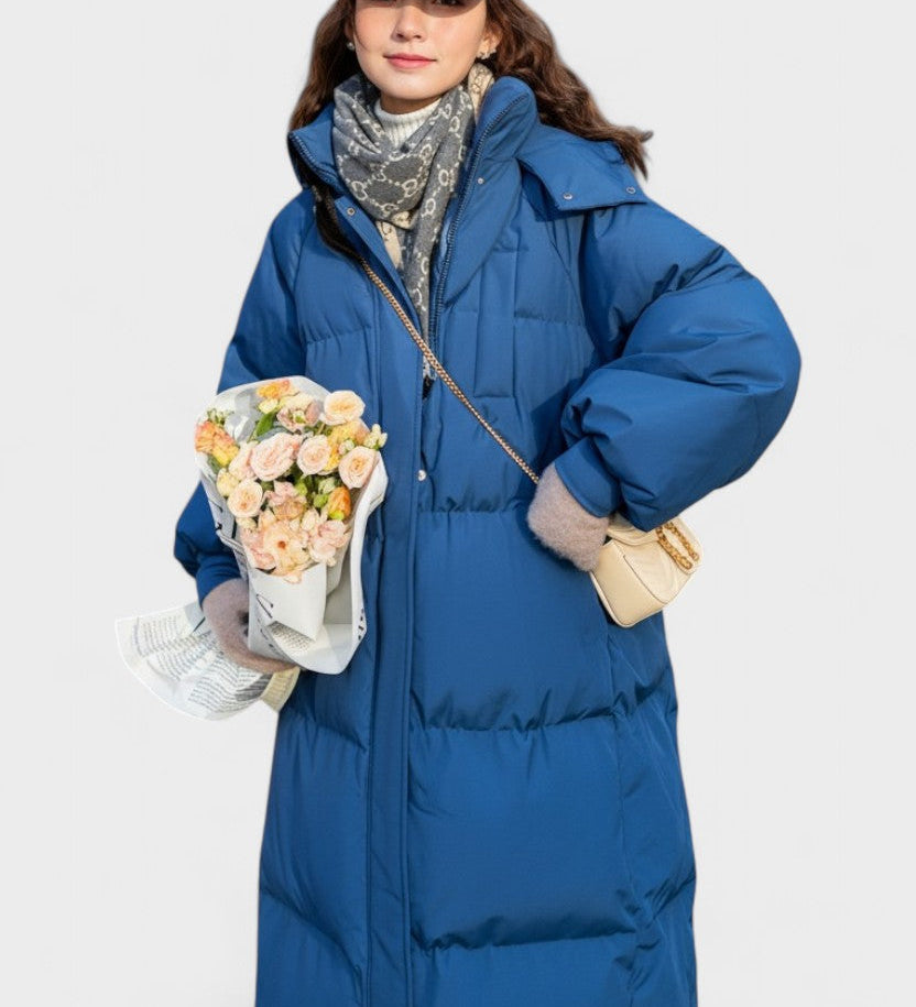 Gabriela™ | Fuskpälsjacka med huva