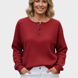 Helle™ | Vaffelstickad Myströja
