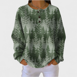 Hannah | Klassisk Trädmotiv Sweatshirt