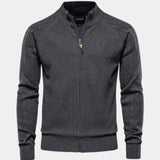 Jacquard™ | Stickad cardigan med Dragkedja