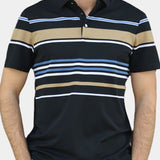 Kasper™ | Solnedgång Randig Polo