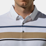 Kasper™ | Solnedgång Randig Polo