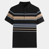 Kasper™ | Solnedgång Randig Polo