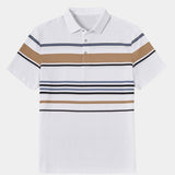 Kasper™ | Solnedgång Randig Polo
