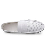 Klassiska Italienska Läder Loafers