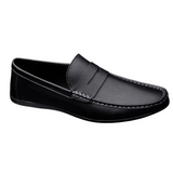 Klassiska Italienska Läder Loafers