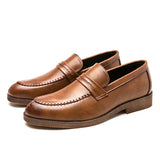 Läder Dress Loafers