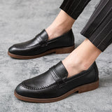 Läder Dress Loafers