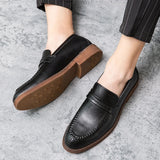 Läder Dress Loafers