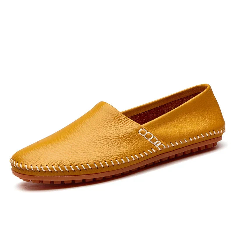 Lätta Läder Loafers