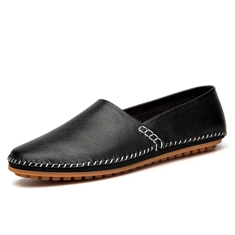 Lätta Läder Loafers