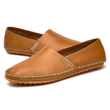 Lätta Läder Loafers