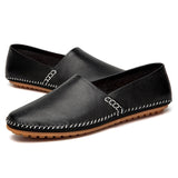 Lätta Läder Loafers