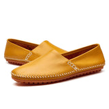 Lätta Läder Loafers