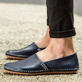 Lätta Läder Loafers