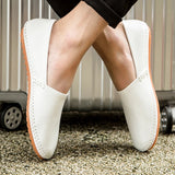 Lätta Läder Loafers
