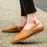 Lätta Läder Loafers