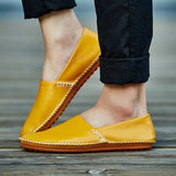 Lätta Läder Loafers