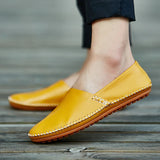 Lätta Läder Loafers