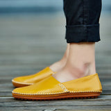 Lätta Läder Loafers