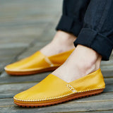 Lätta Läder Loafers