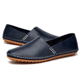 Lätta Läder Loafers