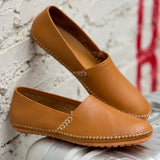 Lätta Läder Loafers