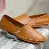 Lätta Läder Loafers