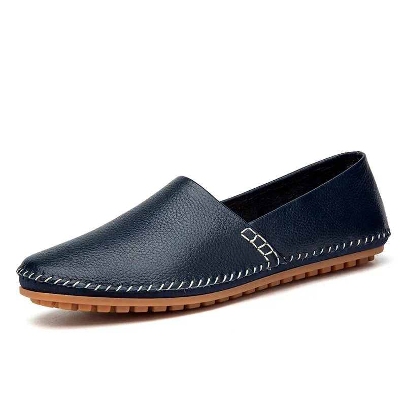 Lätta Läder Loafers