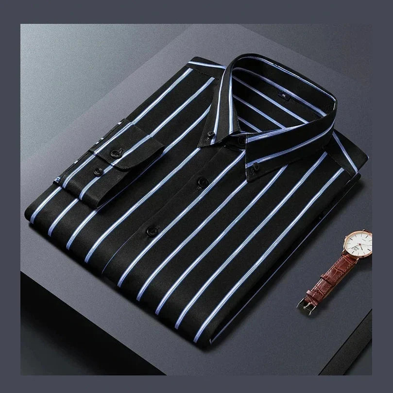 Levi™ | Elegant Randig Skjorta