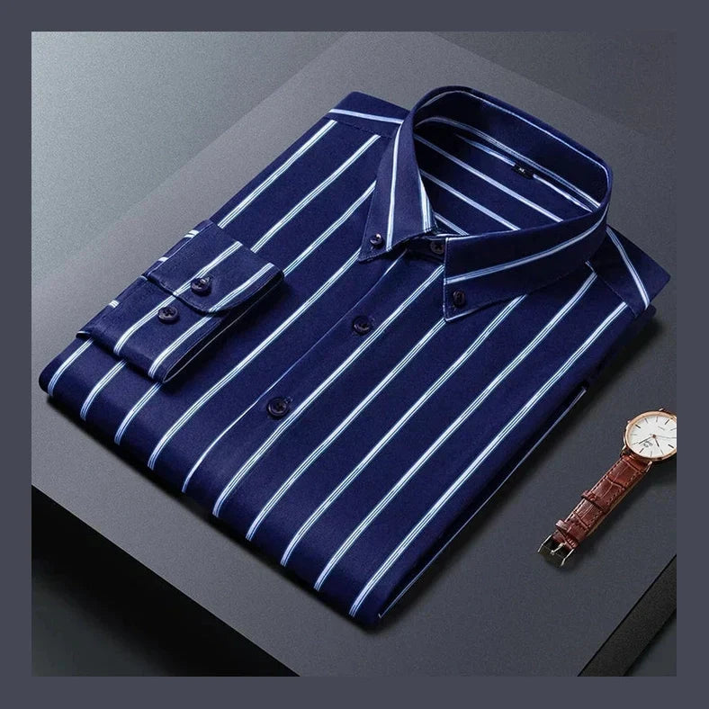Levi™ | Elegant Randig Skjorta
