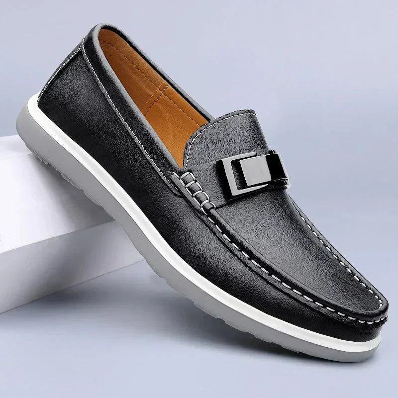 Luxe Läder Loafers