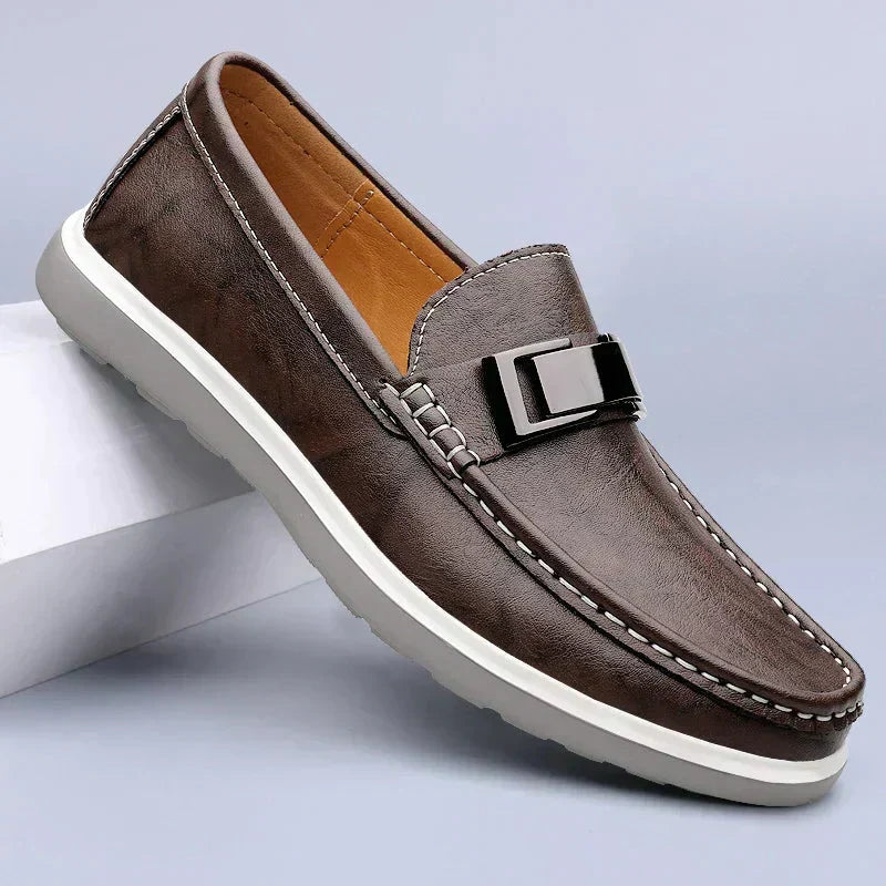 Luxe Läder Loafers