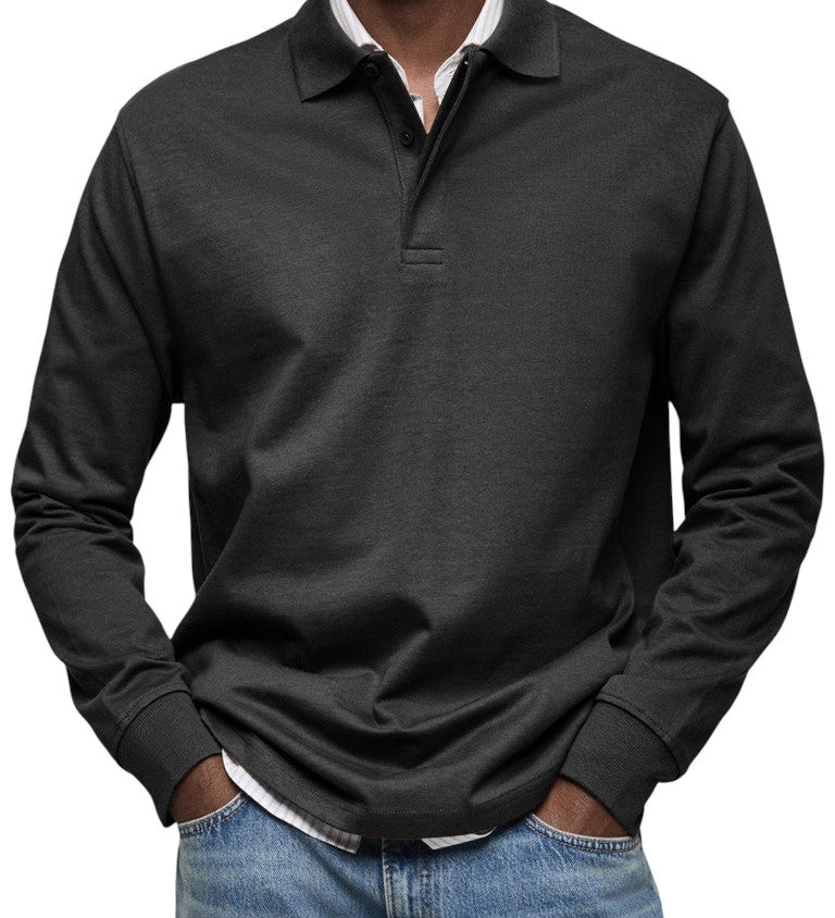 MOHR® | Lyxig långärmad polo