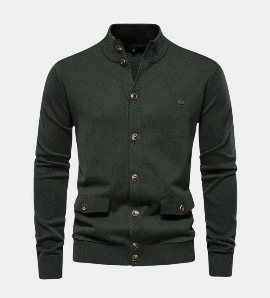 Mads™ | Stickad Bomulls-tröja