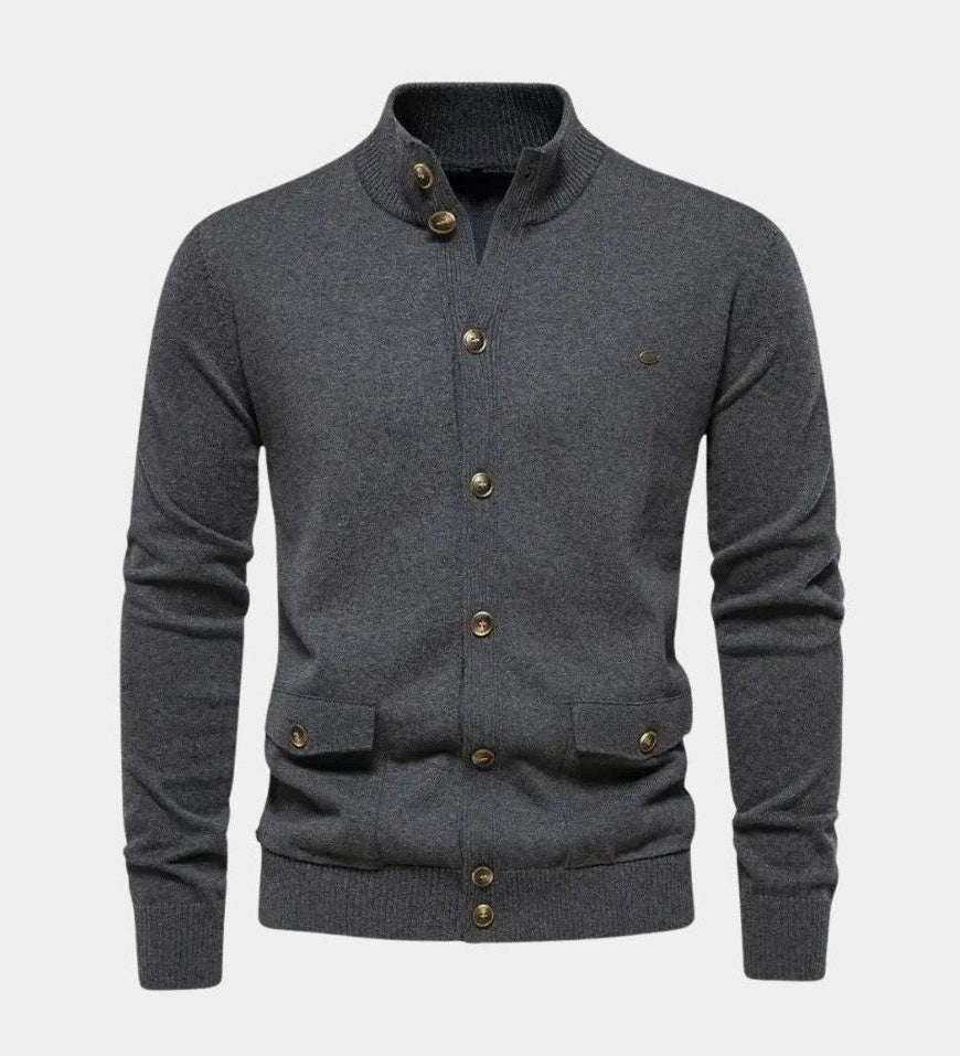 Mads™ | Stickad Bomulls-tröja