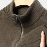 Magnus™ | Cashmere Tröja med Dragkedja