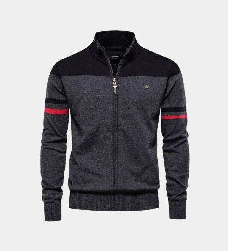 Mathias™ | Cardigan med Dragkedja