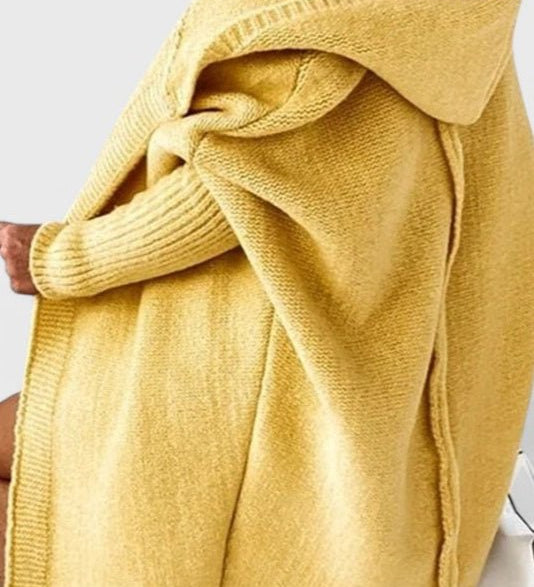 Mette | Lyxig huva cardigan
